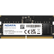 Adata Pamięć do laptopa ADATA SODIMM, DDR5, 8 GB, 4800 MHz, CL40 (AD5S48008G-S)