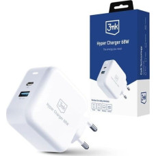 3MK Ładowarka 3MK Hyper Charger 1x USB-A 1x USB-C  (Accessories - 3mk Hyper Charger 68W)