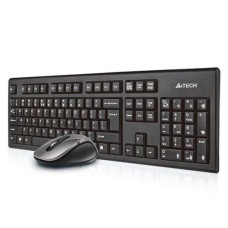 A4 Tech A4Tech 7100N desktop keyboard Mouse included RF Wireless QWERTY English Black