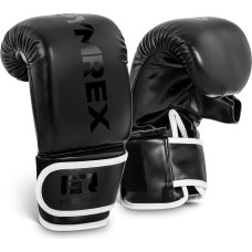 Gymrex 12 oz treniņu boksa cimdi melni