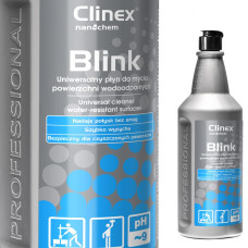 Clinex Universāls šķidrums virsmu mazgāšanai bez svītrām, spīduma, citrona aromāts Blink 1L
