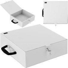Stamony Slēdzama metāla kaste dokumentiem 350 x 320 x 110 mm DIN A5