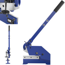 MSW Giljotīnas šķēres manuāla giljotīna lokšņu metālam un stieņiem, tūkst. 6 mm platums 170 mm