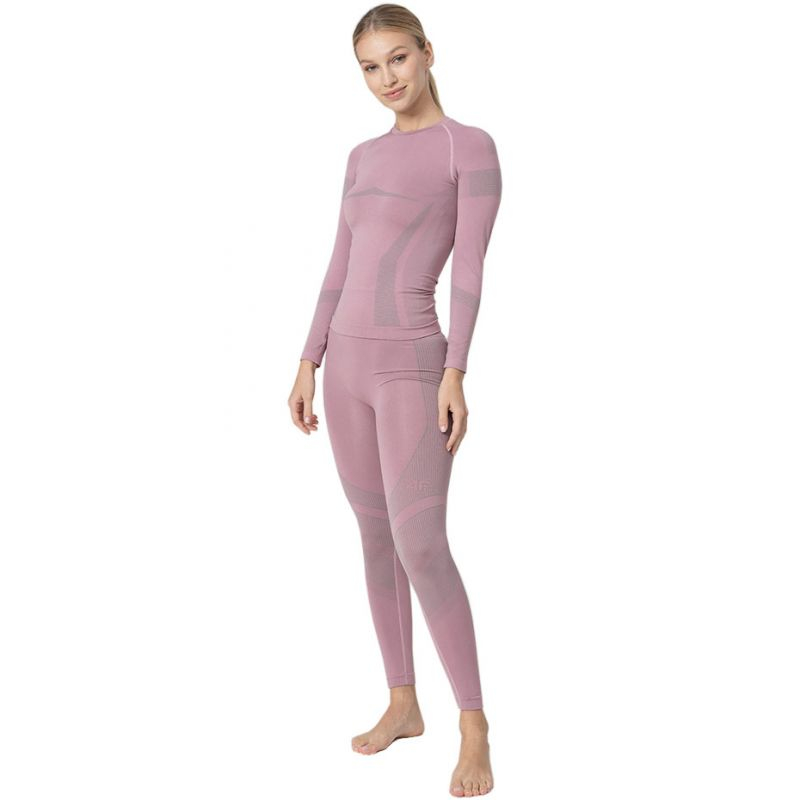 4F Thermoactive leggings light pink W H4Z22 BIDB030D 53S