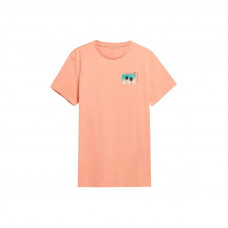 4F T-shirt M H4L22-TSM043 salmon