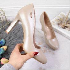 Sergio Leone Pumps on the post W SK3AC pearl nude