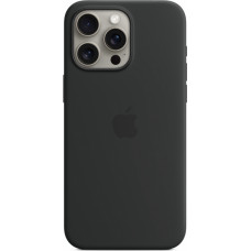 Apple iPhone 15 Pro Max Silicone Case with MagSafe - Black