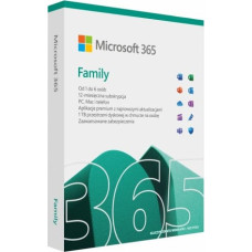 Microsoft %M365 Family PL P10 1Y 6U Win/Mac 6GQ-0194