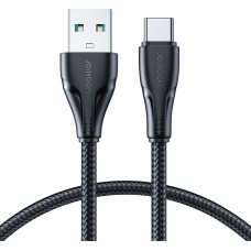 Joyroom Surpass Series USB — USB-C kabelis ātrai uzlādei 3A 1,2 m melns