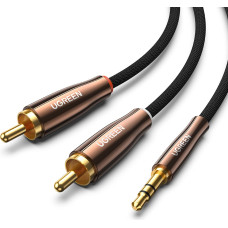 Ugreen Kabeļa audio vara vads 3.5mm mini ligzda - 2x RCA 2m