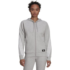 Adidas Džemperis FI 3 Stripes Full-Zip Reg H57289 / pelēks / M