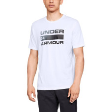 Under Armour UA Team Issue Wordmark SS T-krekls 1329582 100 / balts / S