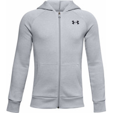 Under Armour UA Boy's Rival Cotton FZ Hoodie 1357613 011 / pelēks / M