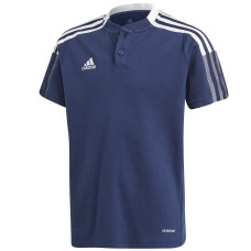 Adidas Polo krekls TIRO 21 Junior GK9673 / tumši zils / 116 cm