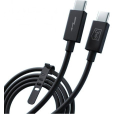 3MK Kabel USB 3MK Thunderbolt - Thunderbolt 1 m Czarny (Accessories - 3mk Hyper ThunderBolt Cable 240W)