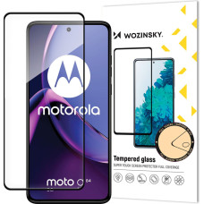 Wozinsky 9H rūdīts stikls visam Motorola Moto G84 ekrānam ar melnu Full Glue rāmi