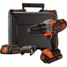 Black&Decker bezvada MultiEvo urbjmašīna/grieznis ar maināmu galvu / daudzfunkciju instruments 18V Black+Decker [MT218KB-QW] Li-Ion, 2x1,5Ah