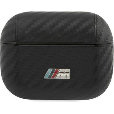 BMAPCMPUCA BMW M Carbon maciņš austiņam AirPods Pro melns