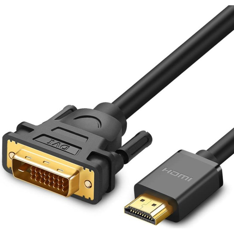 Ugreen HDMI - DVI kabelis 4K 60Hz 30AWG 1m melns (30116)