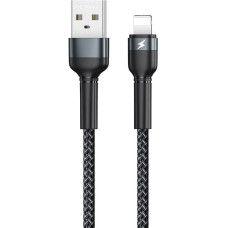 Remax USB - Lightning cable charging data transfer 2,4 A 1 m black (RC-124i black)