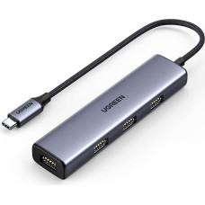 Ugreen USB Type C - 4x USB 3.2 Gen 1 Hub silver (CM473 20841)