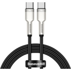 Baseus Cafule Series Metal Data USB Type C - USB Typ C Cable Power Delivery 100 W (20 V | 5 A) 2 m black (CATJK-D01)