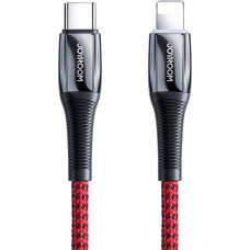 Joyroom USB Type C - Lightning  cable Power Delivery 20W 2.4A 1.2m red (S-1224K2 Red)