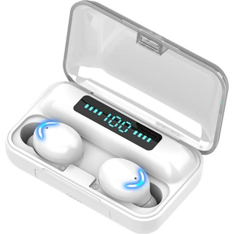 Fusion F9+ bezvadu austiņas Bluetooth 5.1 baltas