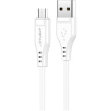 Acefast USB cable - micro USB 1.2m, 2.4A white (C3-09 white)