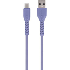 Maxlife MXUC-04 cable USB - USB-C 1,0 m 3A purple