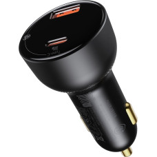 Baseus Superme Car charger, USB, USB-C, 100W (black)