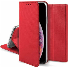 Fusion Magnet Book Case grāmatveida maks Xiaomi Redmi 10c 4G sarkans