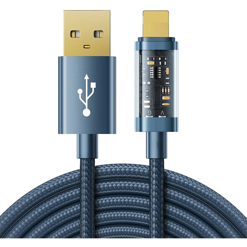 Joyroom USB cable - Lightning for charging | data transmission 2,4A 20W 2m blue (S-UL012A20)