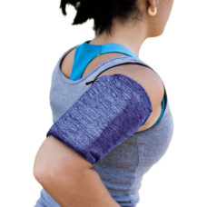 Elastic fabric armband armband for running fitness XL navy blue