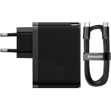 Baseus GaN5 Pro Fast Universal GaN USB Charger Type C | USB 100W PD3.0, QC4.0 +, AFC white (CCGP090201)