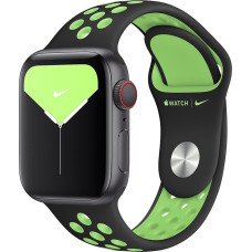 MXQW2FE|A Apple Watch 40mm Black| Lime Blast Nike Sport Band