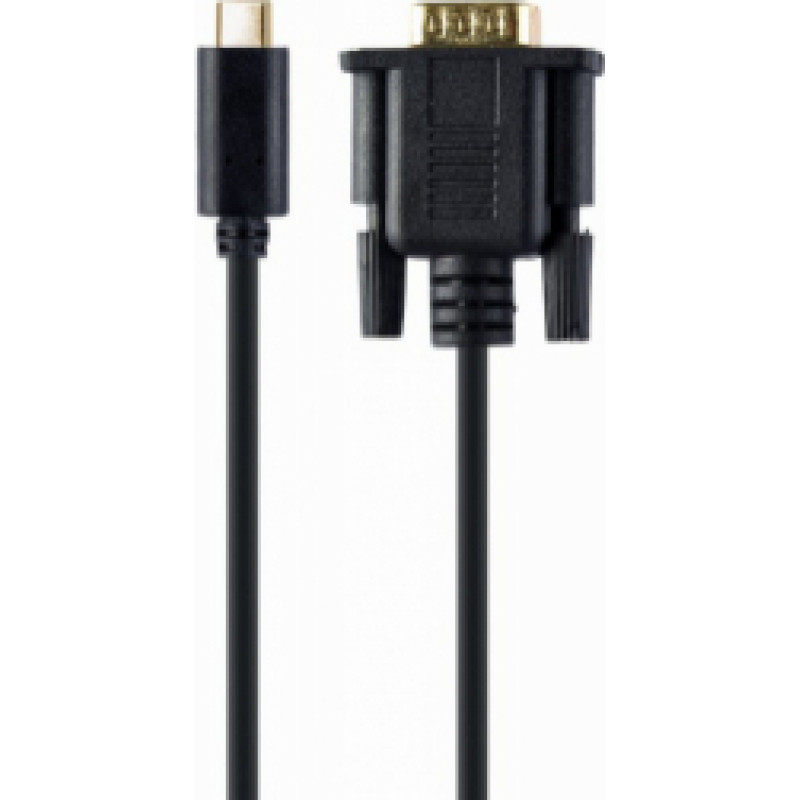 Kabelis Gembird USB Type-C Male - VGA Female 2m Black