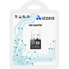 Izoxis bezvadu Wi-Fi adapteris 1200 Mb|s (2,4 GHz | 5 GHz| USB 3.0, IEEE 802.11b | g|n|a|ac)