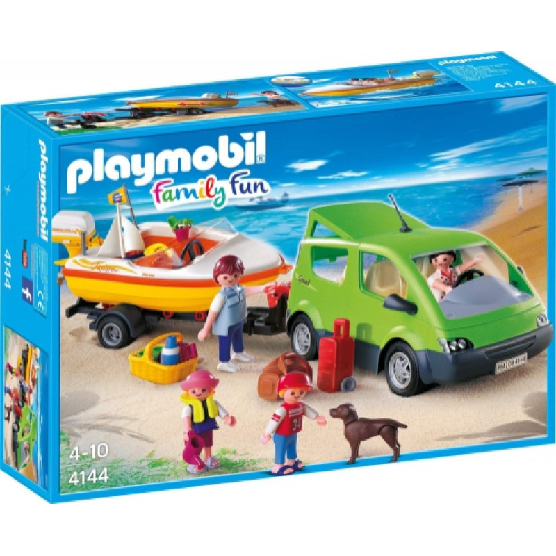 Playmobil 4144 - Family Van with Boat Trailer