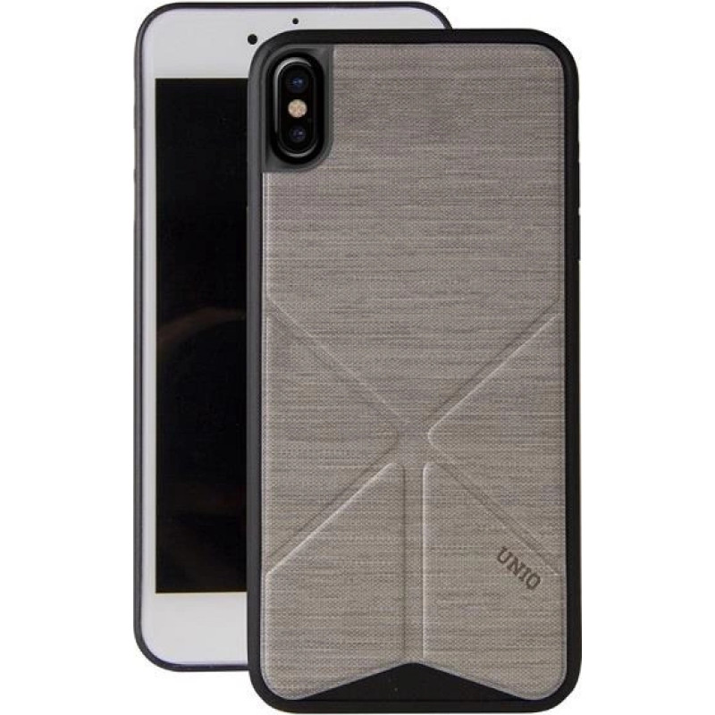 UNIQ etui Transforma Ligne iPhone X|Xs szary|ash grey