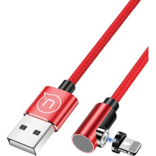 USAMS Kabel kątowy magnetyczny U54 1m lightning czerwony|red SJ444USB02 (US-SJ444)