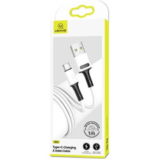 USAMS Kabel U52 USB-C 2A Fast Charge 1m biały|white SJ436USB01 (US-SJ436)