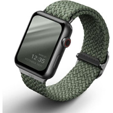 UNIQ pasek Aspen Apple Watch 44|42|45|49 mm Series 4|5|6|7|8|SE|SE2|Ultra Braided zielony|cypress green