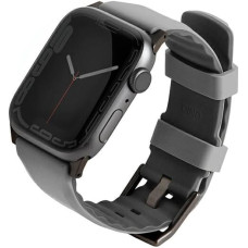 UNIQ pasek Linus Apple Watch Series 4|5|6|7|8|SE|SE2 38|40|41mm. Airosoft Silicone szary|chalk grey