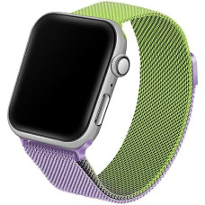 Beline pasek Apple Watch Steel 38|40|41mm zielono-purpurowy green|purple