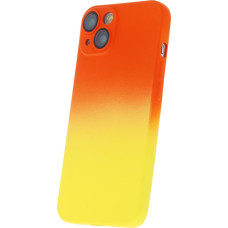 Fusion Neogradient 1 case silikona aizsargapvalks Samsung A145 Galaxy A14 4G | 5G oranžs dzeltens