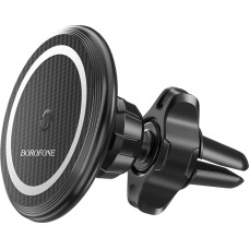 Borofone Car holder BH45 Mobile magnetic with wireless charging to air vent for Magsafe black