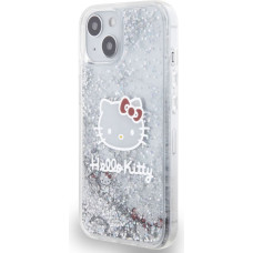 Hello Kitty Liquid Glitter Electroplating Head Logo Case for iPhone 12|12 Pro Transparent