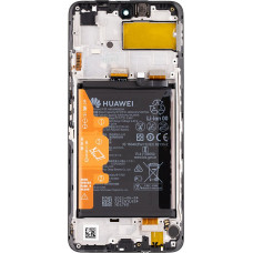 Huawei P Smart 2021 LCD Display + Touch Unit + Front Cover (Service Pack)