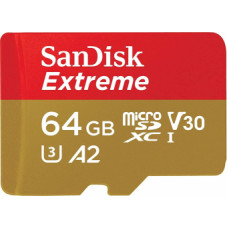 Atmiņas karte Sandisk Extreme 64GB MicroSDXC